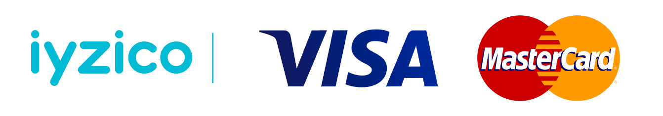 Visa MasterCard iyzico ile Güvenli Ödeme