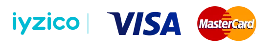 Visa MasterCard iyzico ile Güvenli Ödeme