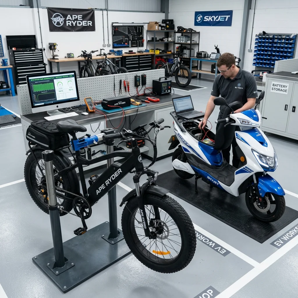Skyjet Elektrikli Bisiklet ve Scooter Akü Ömrü Nasıl Uzatılır? Kış Depolama Tüyoları