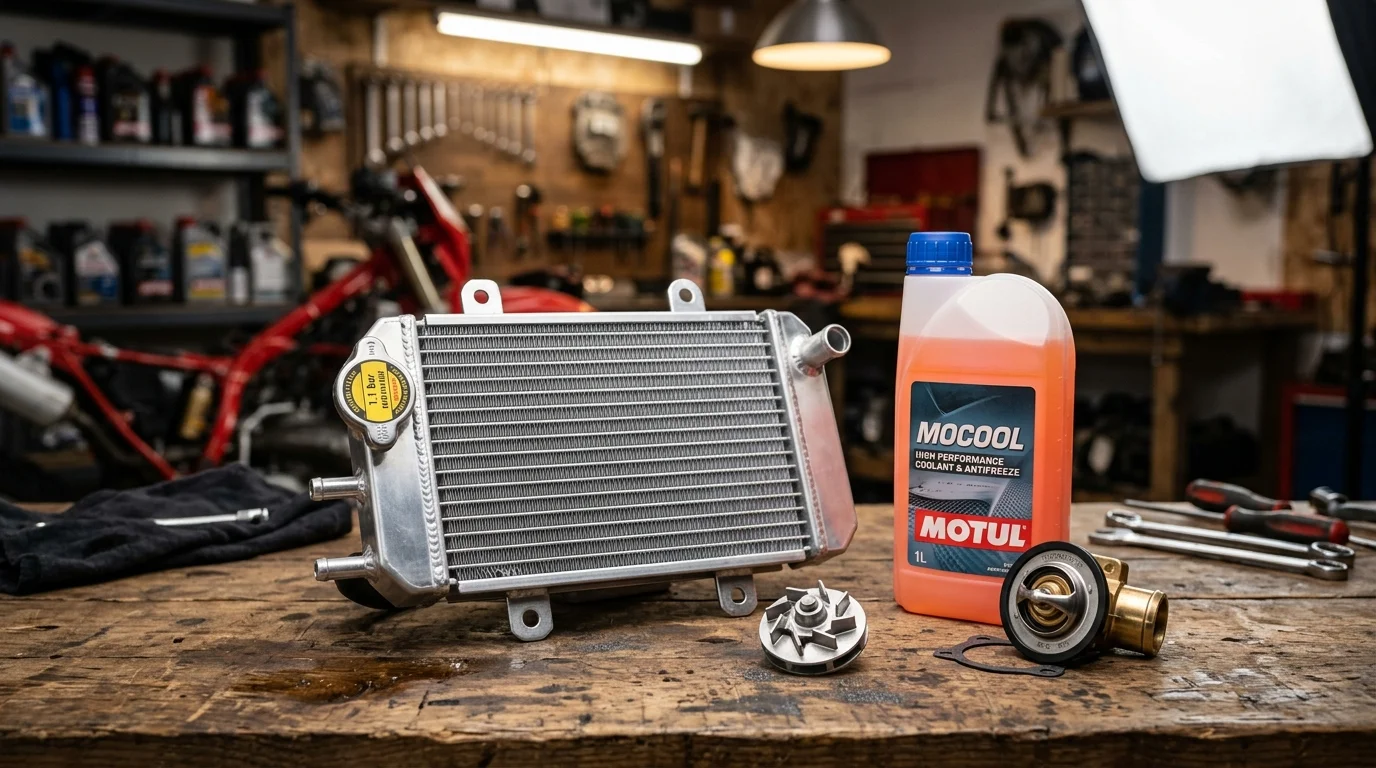 Zontes ve Benelli Su Soğutmalı Motorlarda Radyatör, Termostat ve Orijinal Antifriz Bakımı