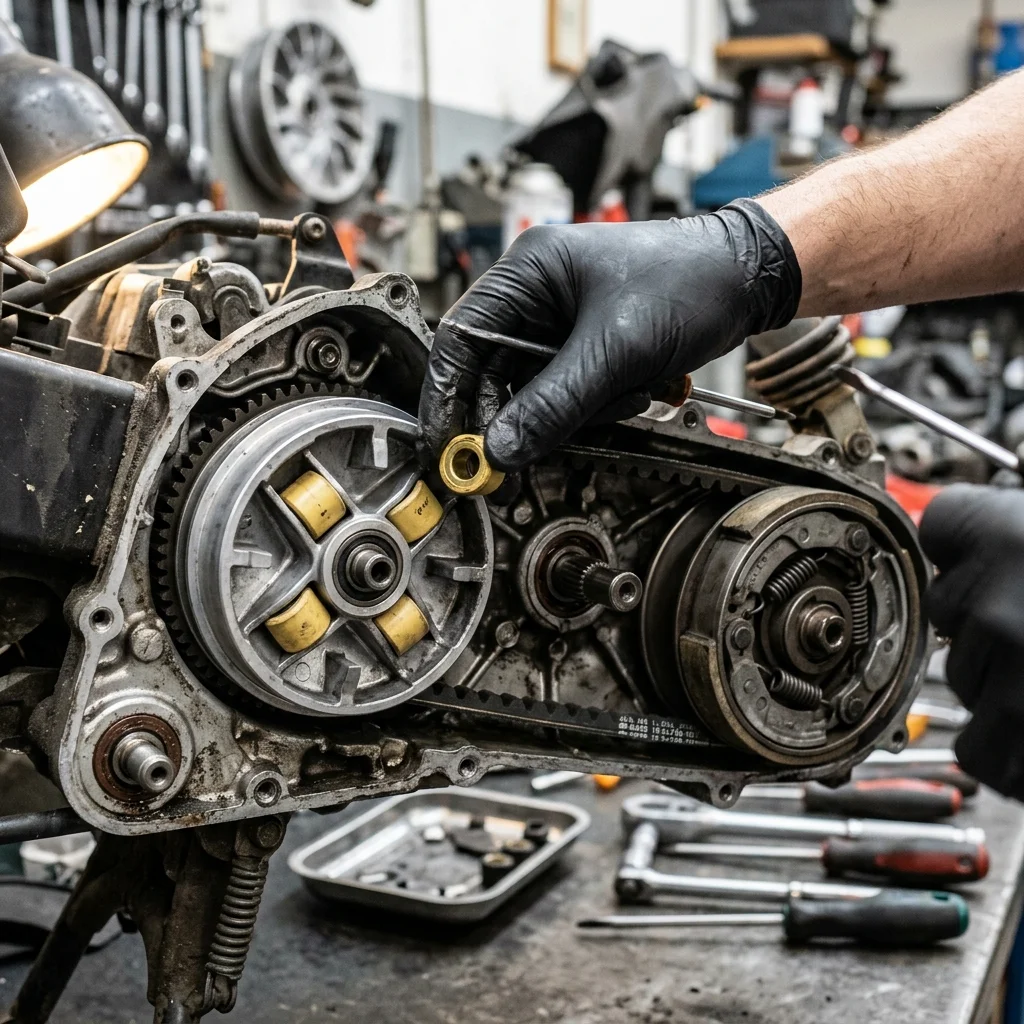 Motosiklet Varyatör, Kayış ve Debriyaj Sistemi Bakımı Nasıl Yapılır?