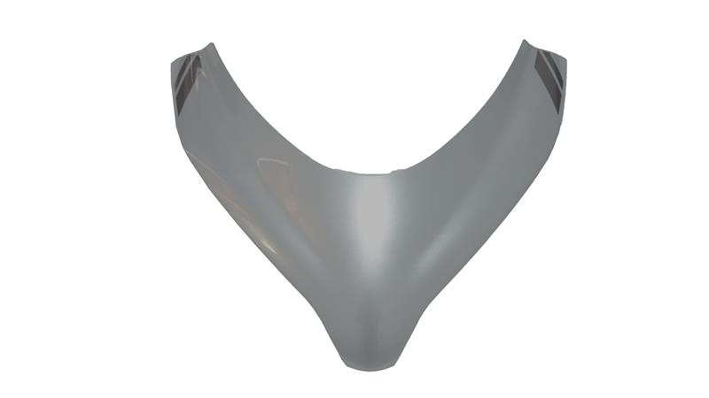 ÖN FAR ÇERÇEVESİ ÜST PLASTİĞİ GRİ (ZT250T-E)