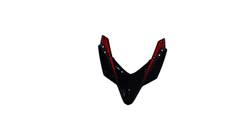 ÖN FAR PANELİ ÜST PLASTİĞİ SİYAH - KIRMIZI (R250)