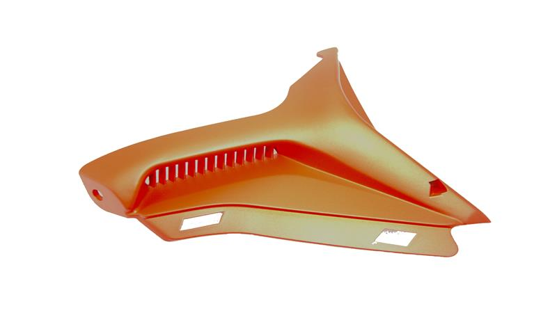 DEPO ÜST MUHAFAZASI HAVALANDIRMA PLASTİĞİ SOL TURUNCU (RZ125)RZ150 - RZ125-X - RZ150-X