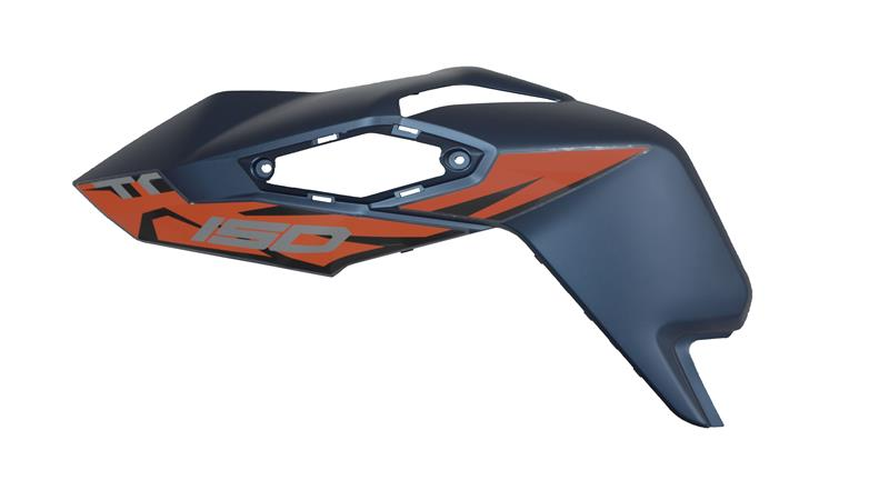 DEPO ÜST MUHAFAZASI SOL TURUNCU (RZ150)