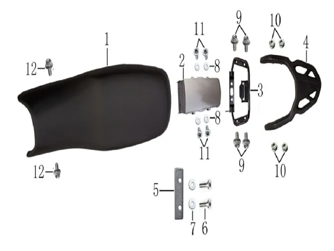 ARKA TUTACAK DEMİRİ (TK03)125-R