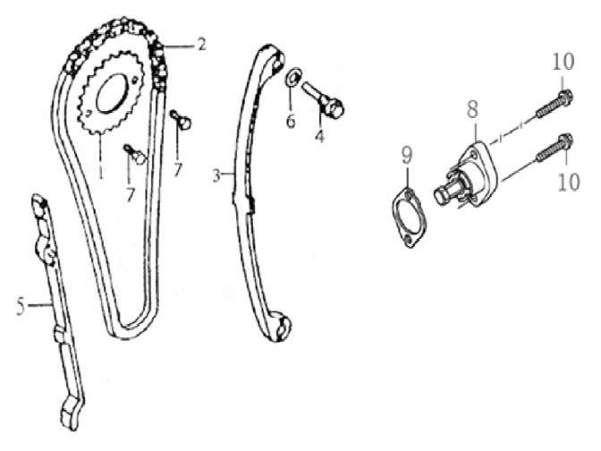EKSANTRİK GERGİ LASTİĞİ TAKIM (TK03)125-R - GTR50