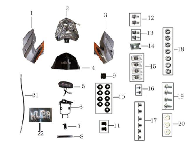 FAR PANELİ BAĞLANTI TAKOZLARI TKM (TK03)